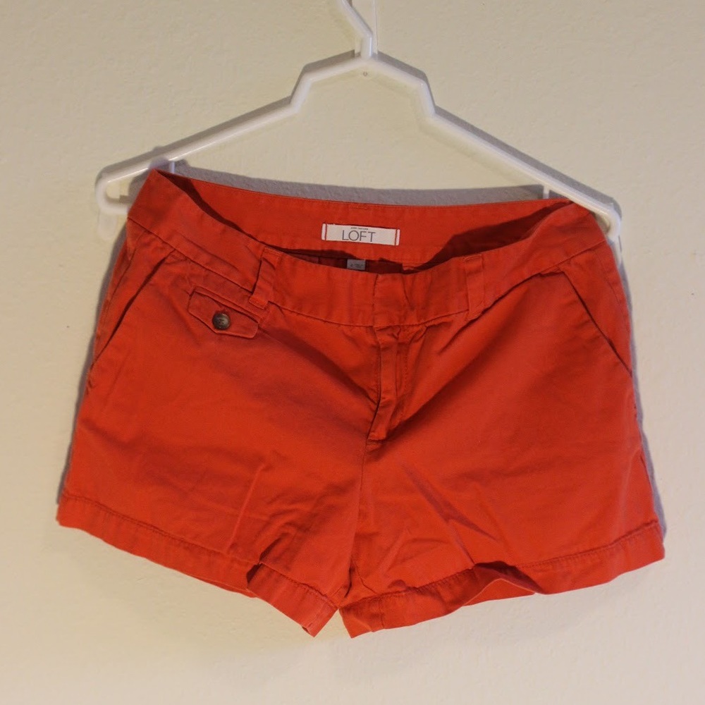 Orange Loft Shorts